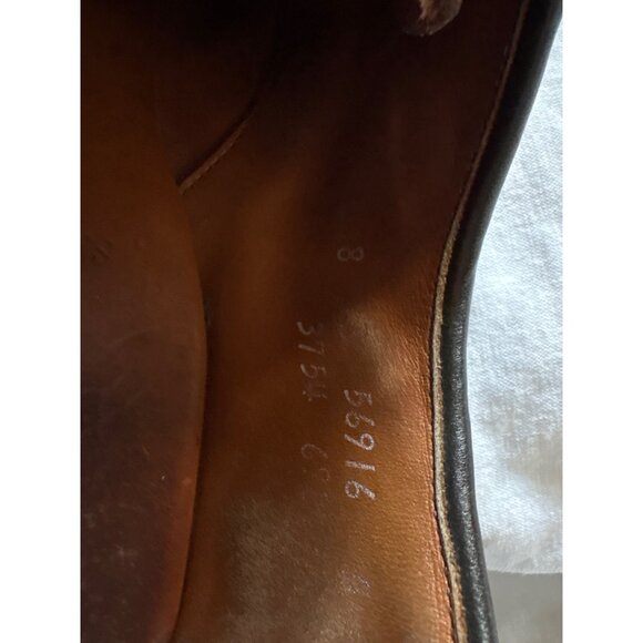 Allen Edmonds Brown Leather Lace-Up Mens Dress Shoes Size 8 3E Oxfords - Picture 5 of 11